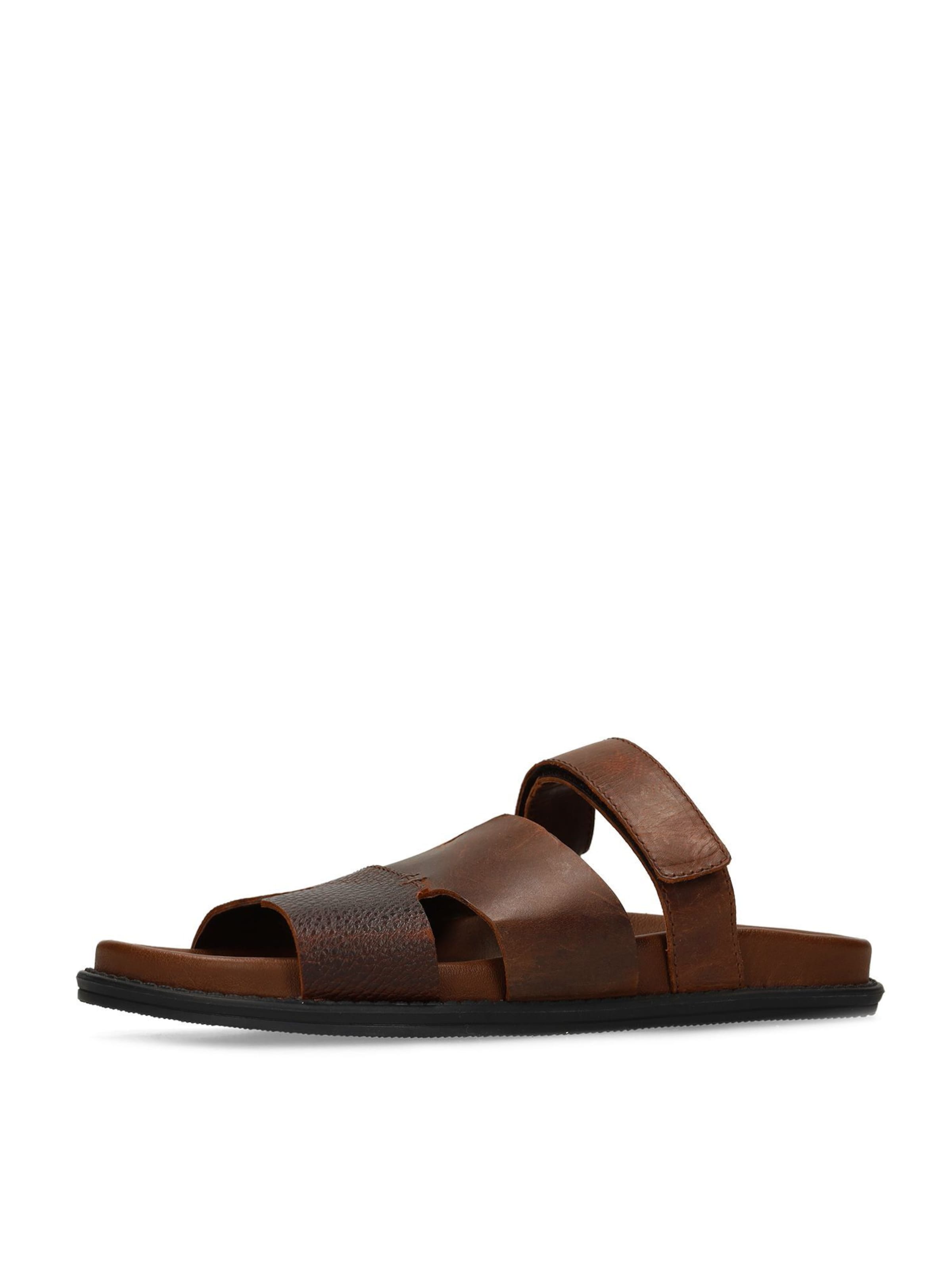 MANFIELD Pantolette in Braun: Vorderseite