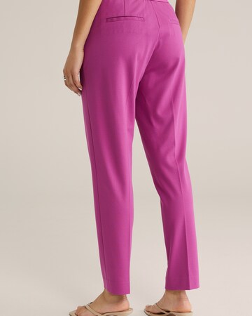 WE Fashion Slimfit Byxa i rosa