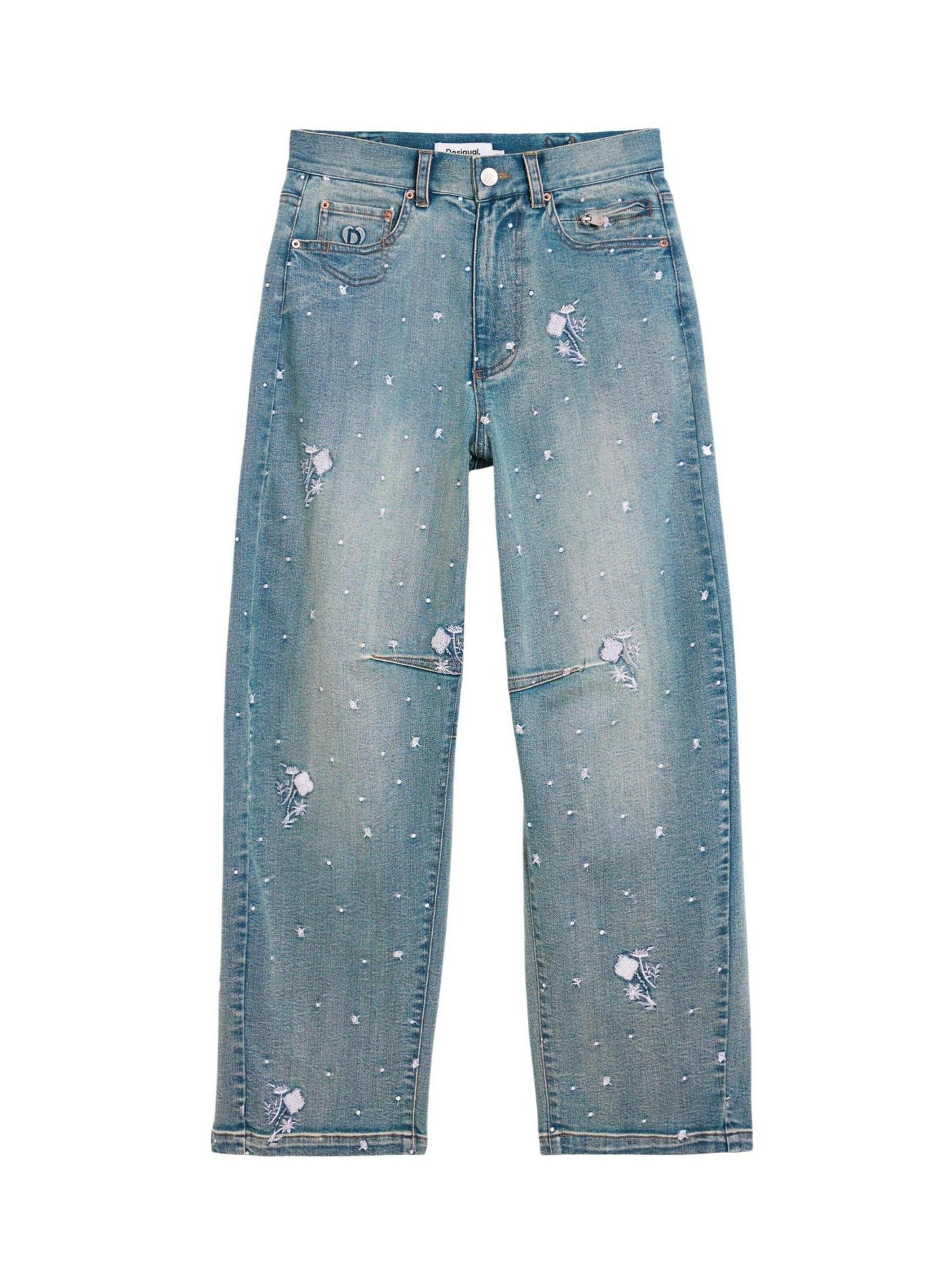 Desigual - regular Vaquero 'SHINE 26SWDD36' en azul: frente