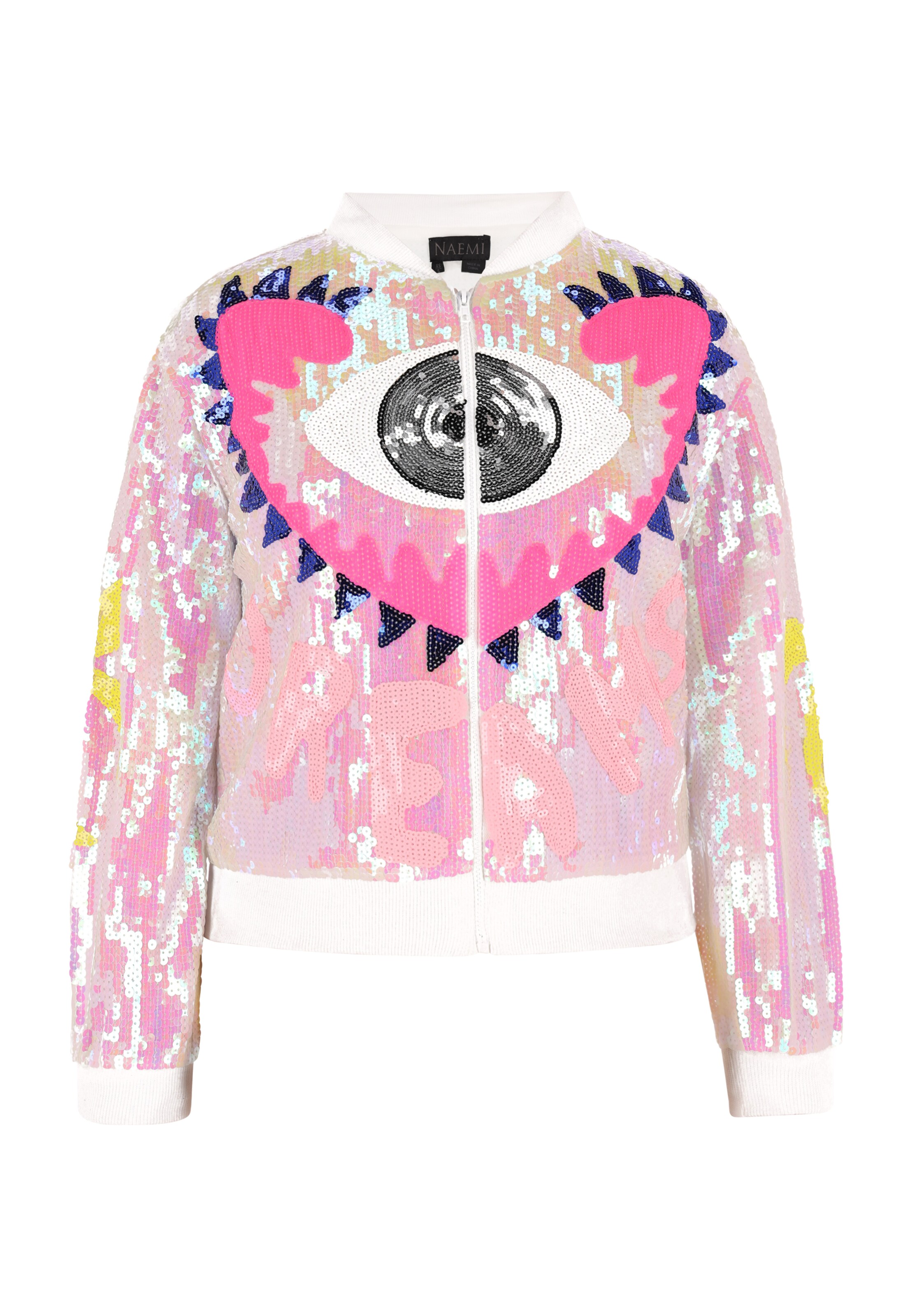 NAEMIPrijelazna jakna - roza boja: prednji dio