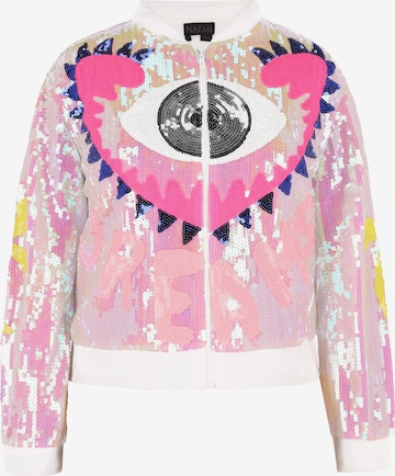 NAEMI Övergångsjacka i rosa: framsida