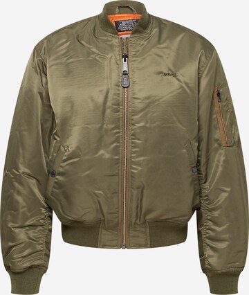 Schott NYC Weatherproof jacket 'AIRFORCE90' in Green: front