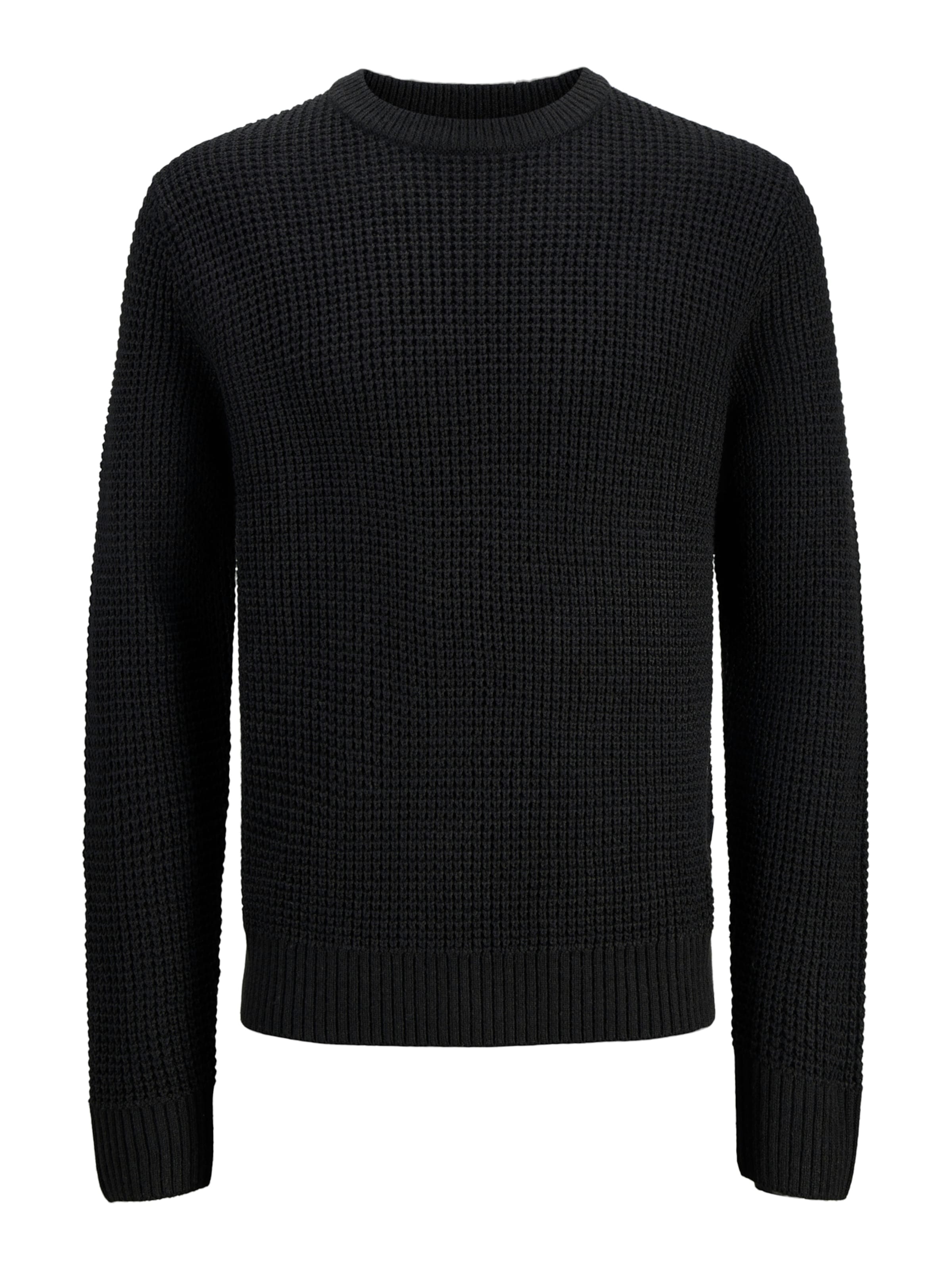 JACK & JONES - Pullover 'JJGLOBAL' em preto: frente