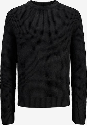 JACK & JONES Свитер 'JJGLOBAL' в Черный: спереди