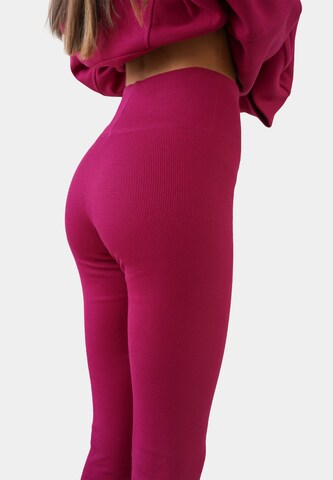 Ombre Skinny Leggings in Roze