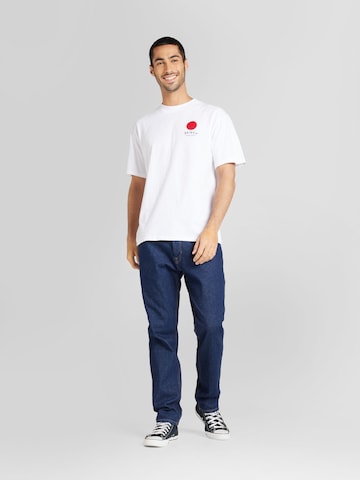 T-Shirt 'Japanese Sun' EDWIN en blanc