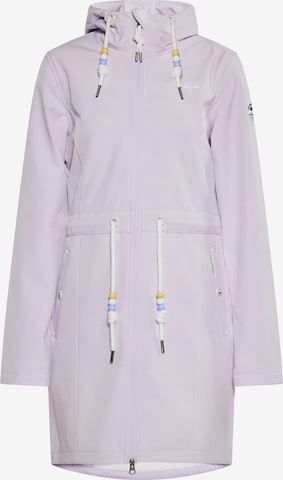 Schmuddelwedda Raincoat in Purple: front