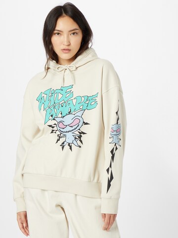 WEEKDAY Sweatshirt 'Alisa' in Weiß: Vorderseite