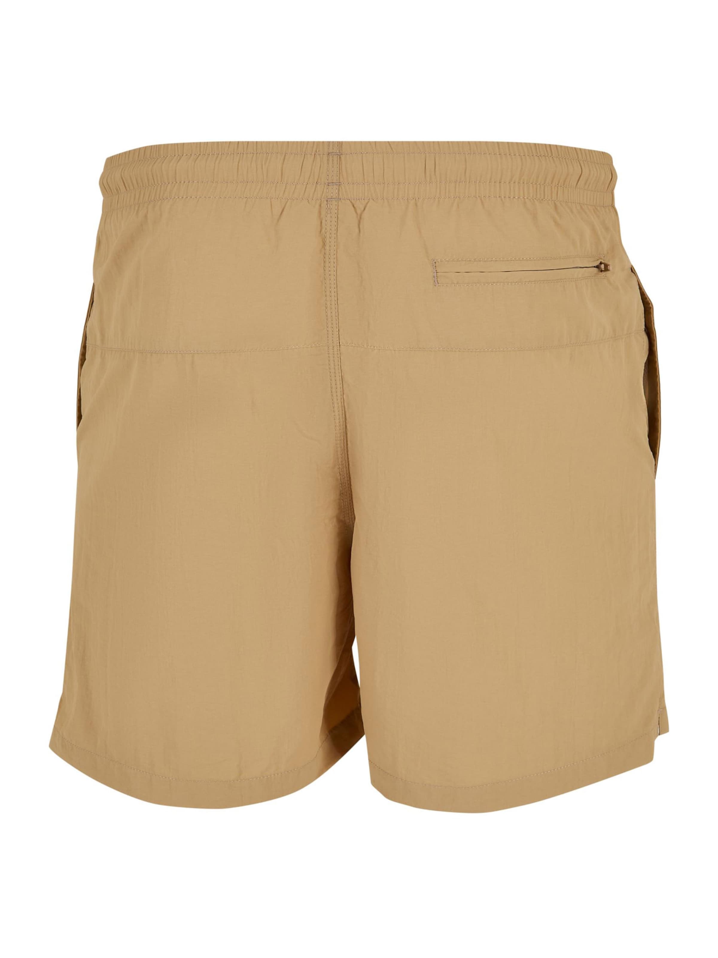 Urban Classics Plavecké šortky – béžová