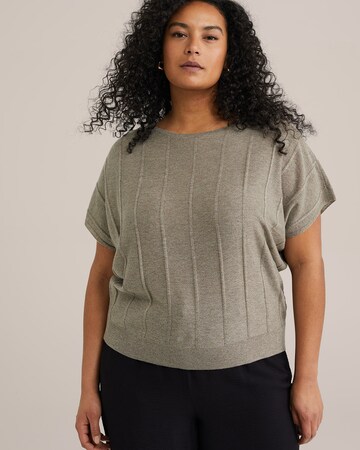 WE Fashion Pullover in Beige: Vorderseite