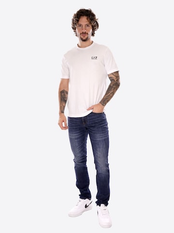 T-Shirt 'T-shirt EA7 da Uomo - nero 8NPT250208 NEROORO' EA7 Emporio Armani en blanc