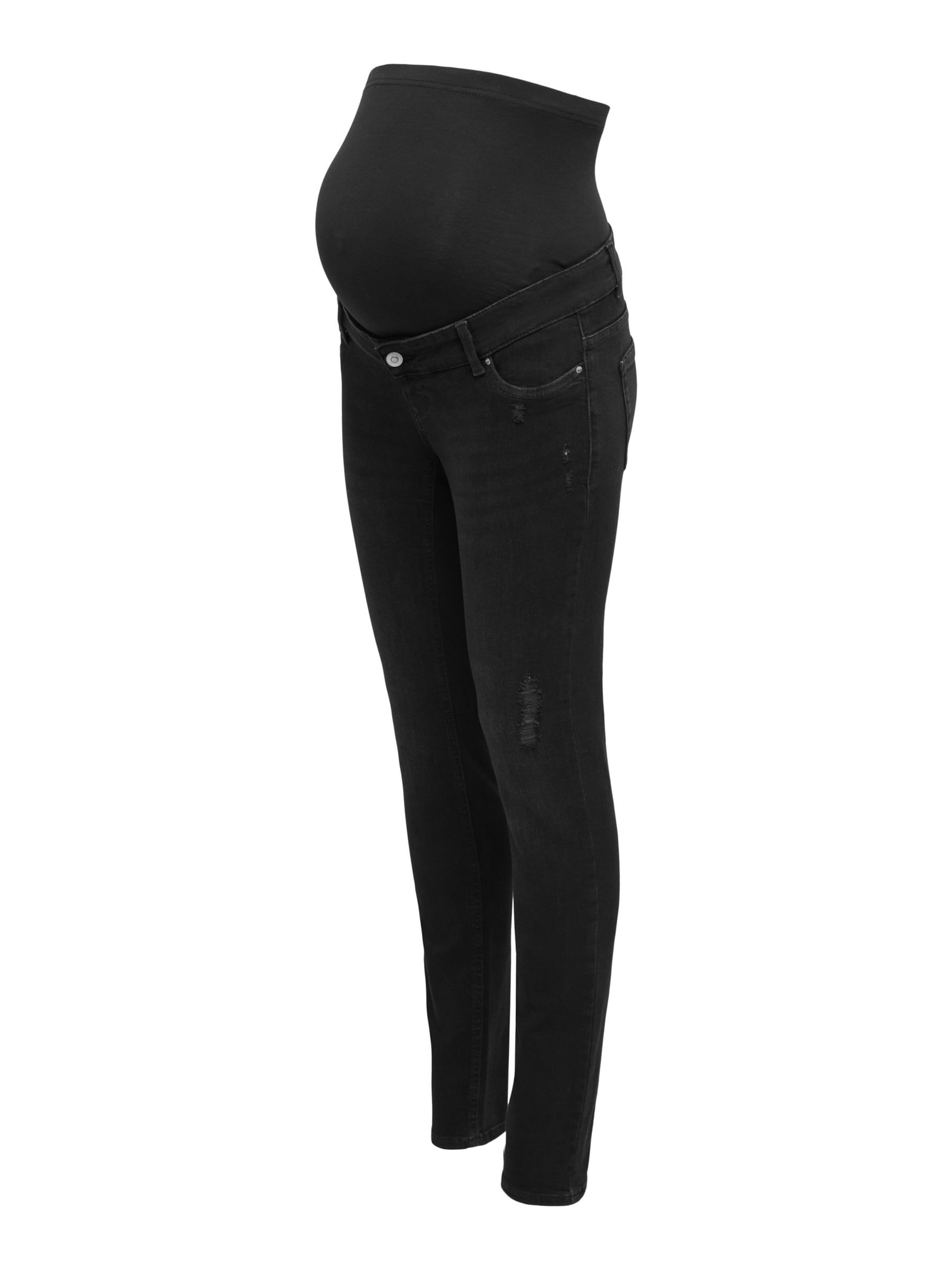 Only Maternity Skinny Jeans 'OLMBlush' in Zwart