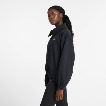 new balance Athletic fleece jacket in Black