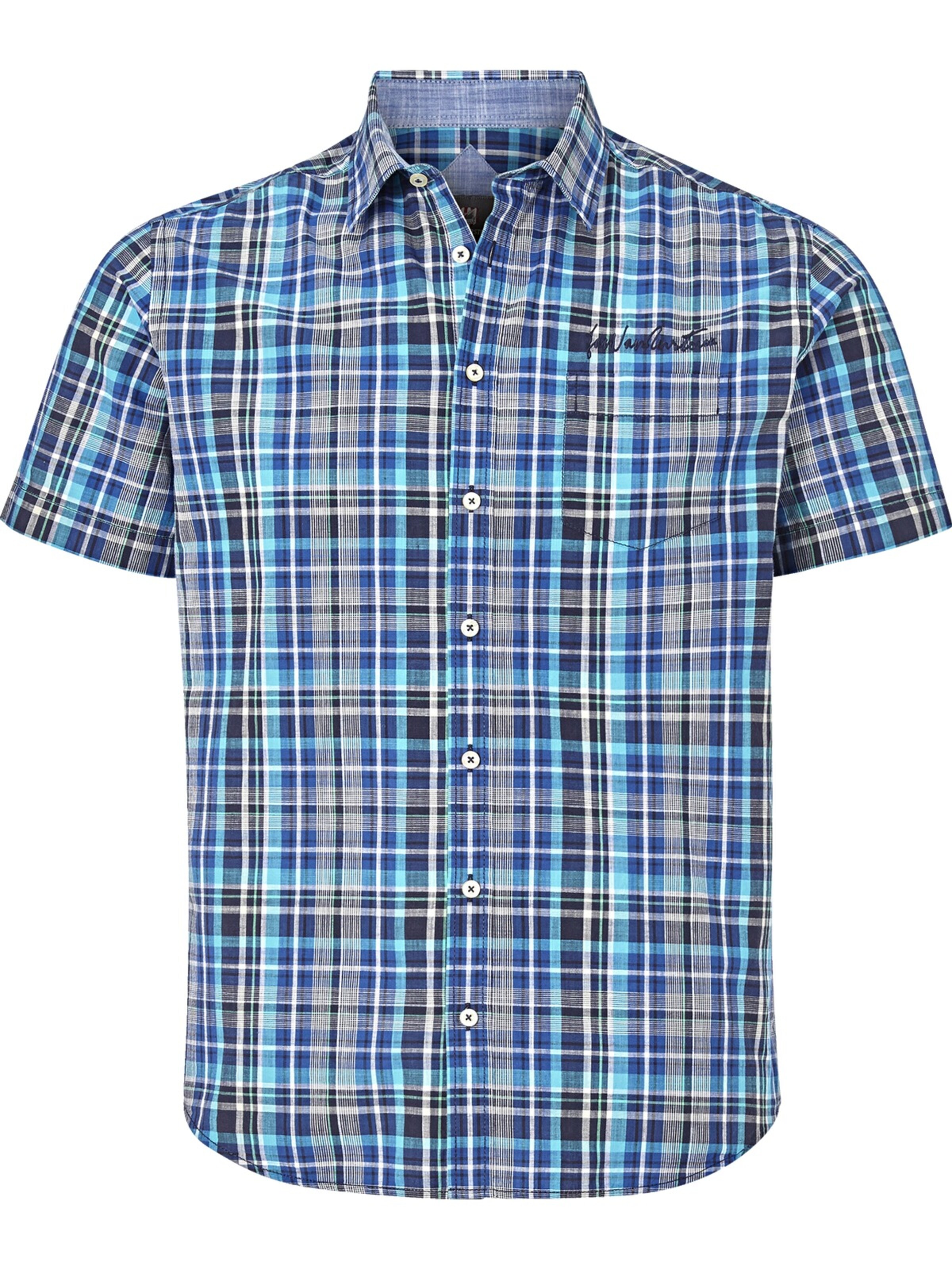 Jan Vanderstorm Comfort Fit Hemd 'Dankward' in Blau