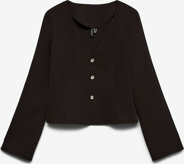 VERO MODA Strickjacke 'VMNora' in Schwarz: Vorderseite