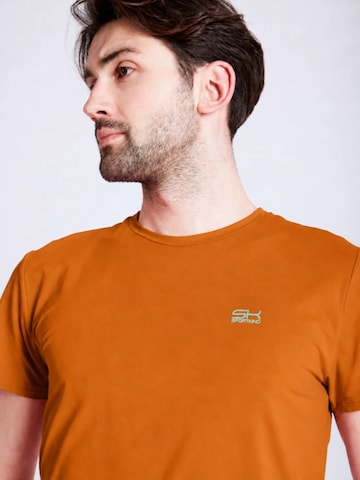 SPORTKIND - Camiseta funcional 'Crew Neck' en rojo: frente