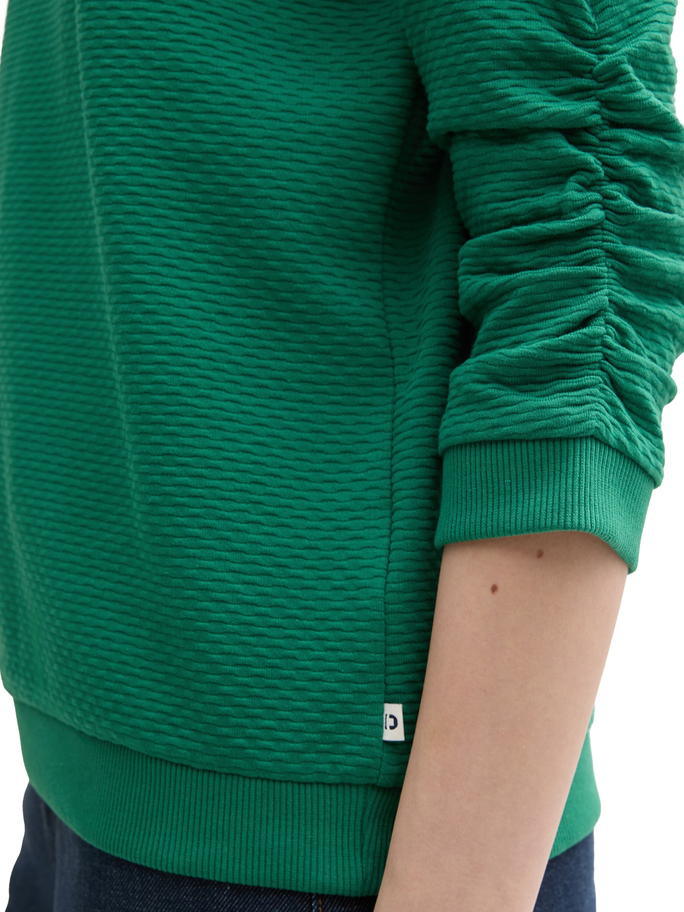 TOM TAILOR DENIM Tréning póló - zöld