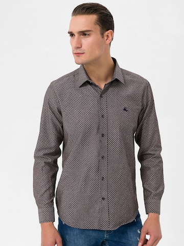 Daniel Hills Regular fit Button Up Shirt in Brown