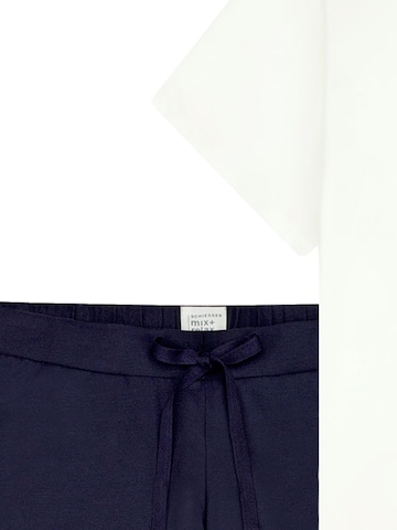 SCHIESSER Pyjama 'Mix & Relax' in Blauw