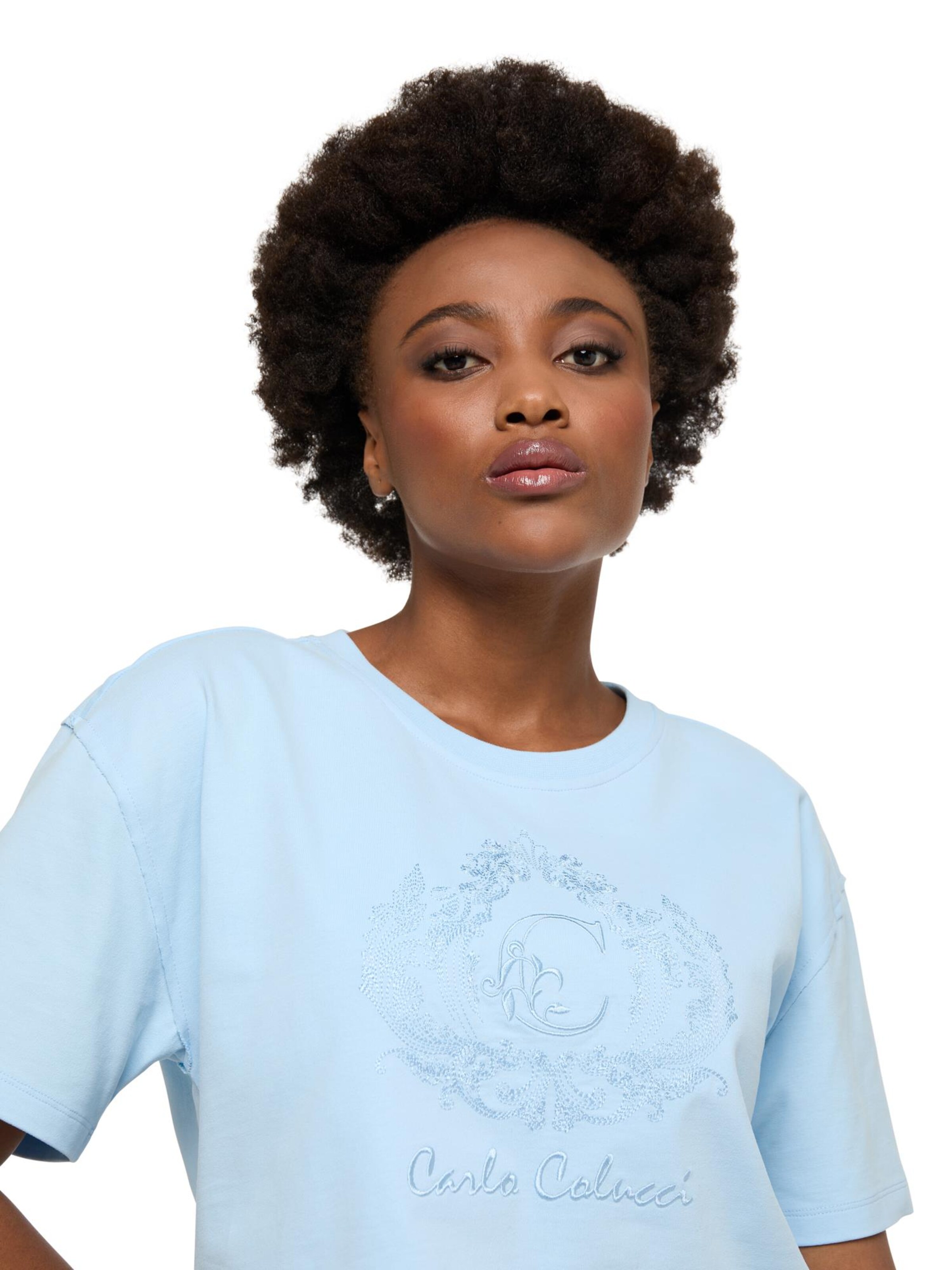 Carlo Colucci Shirt 'Daz' in Blau