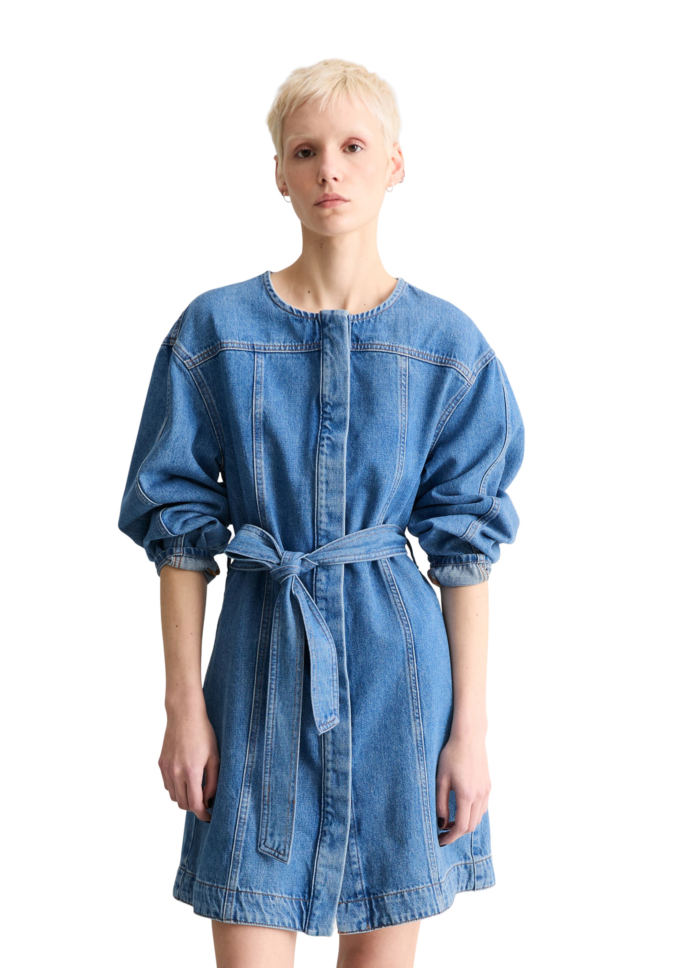 Robe-chemise Marc O'Polo DENIM en bleu : devant