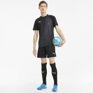 PUMA Regular Sportshorts 'TeamLiga' in Schwarz