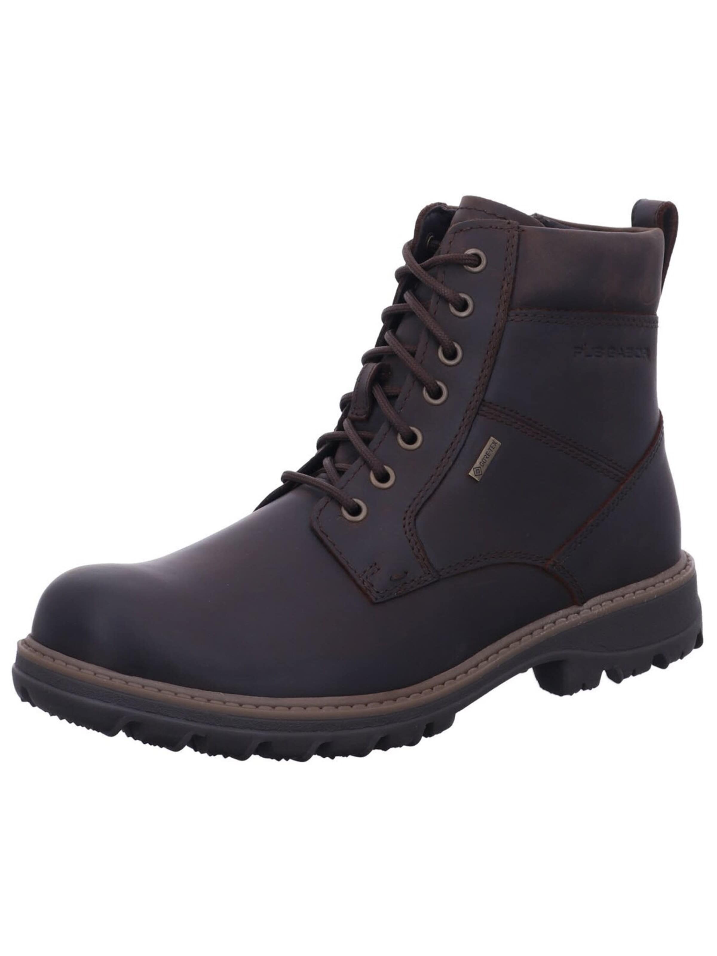 GABOR - Botas con cordones 'Schnürstiefelette Herren 0364.50.14 Nubukleder in braun' en marrón: frente