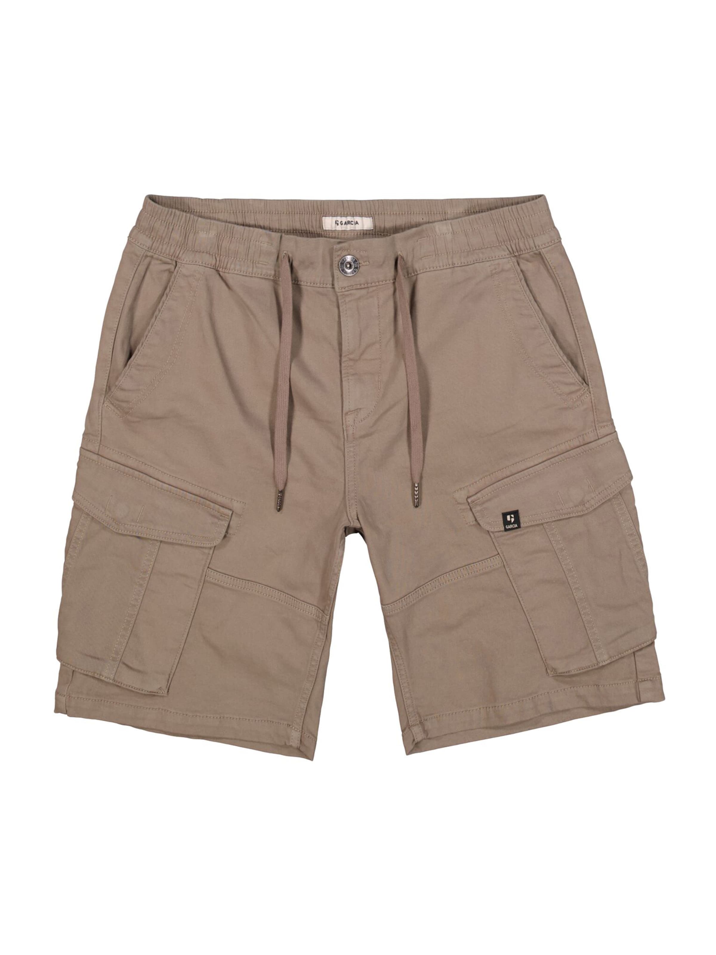 GARCIA Regular Cargo trousers in Brown: front