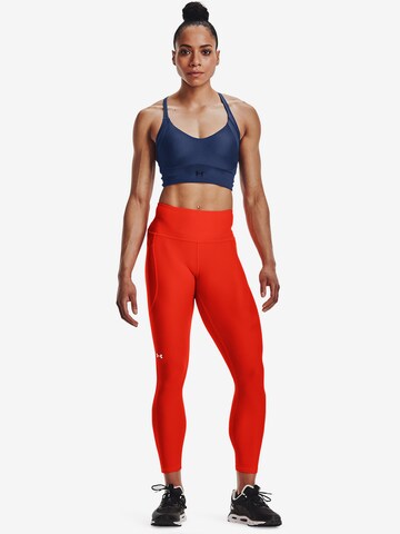 Skinny Pantalon de sport UNDER ARMOUR en rouge