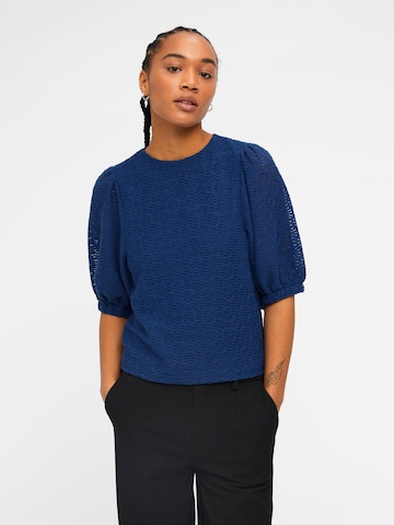 Camicia da donna 'CHELLA' di OBJECT in blu: frontale