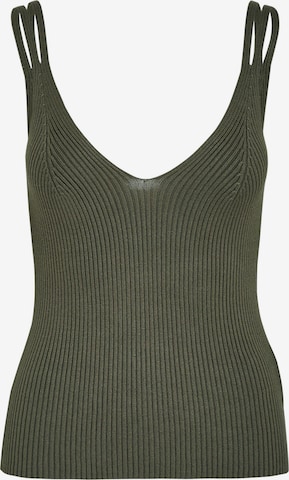 DESIRES Top 'Geisha' in Grün: Vorderseite