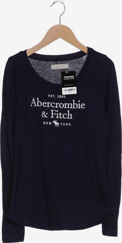 Abercrombie & Fitch Langarmshirt S in Blau: predná strana