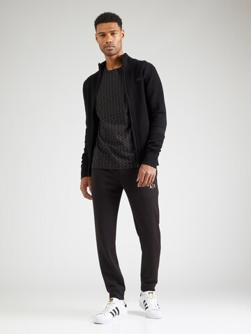 ARMANI EXCHANGE Дънки Tapered Leg Панталон в черно