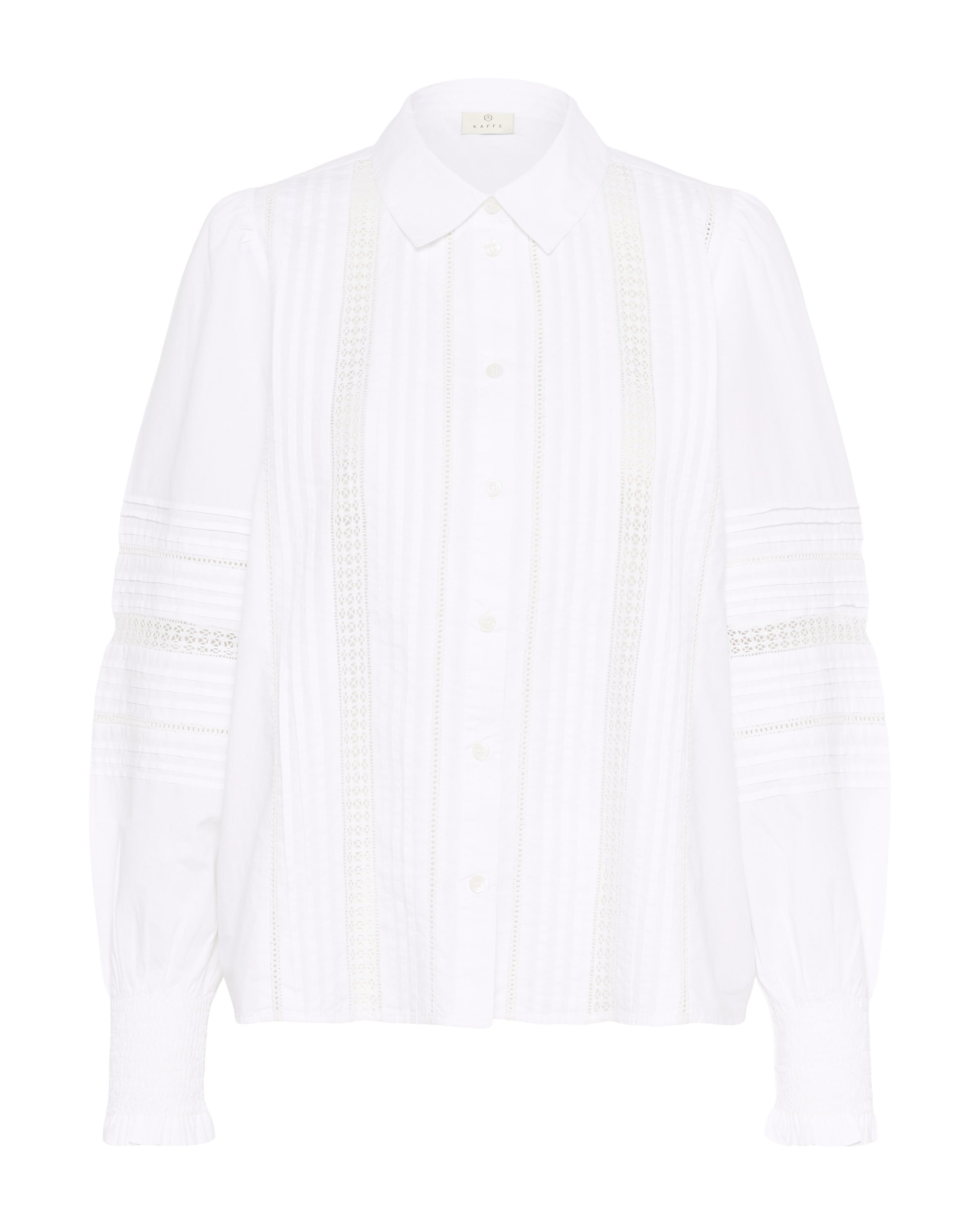 Kaffe Blouse 'Bella' in de kleur Wit, Productweergave
