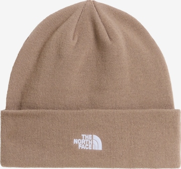 THE NORTH FACE Шапка в кафяво: отпред