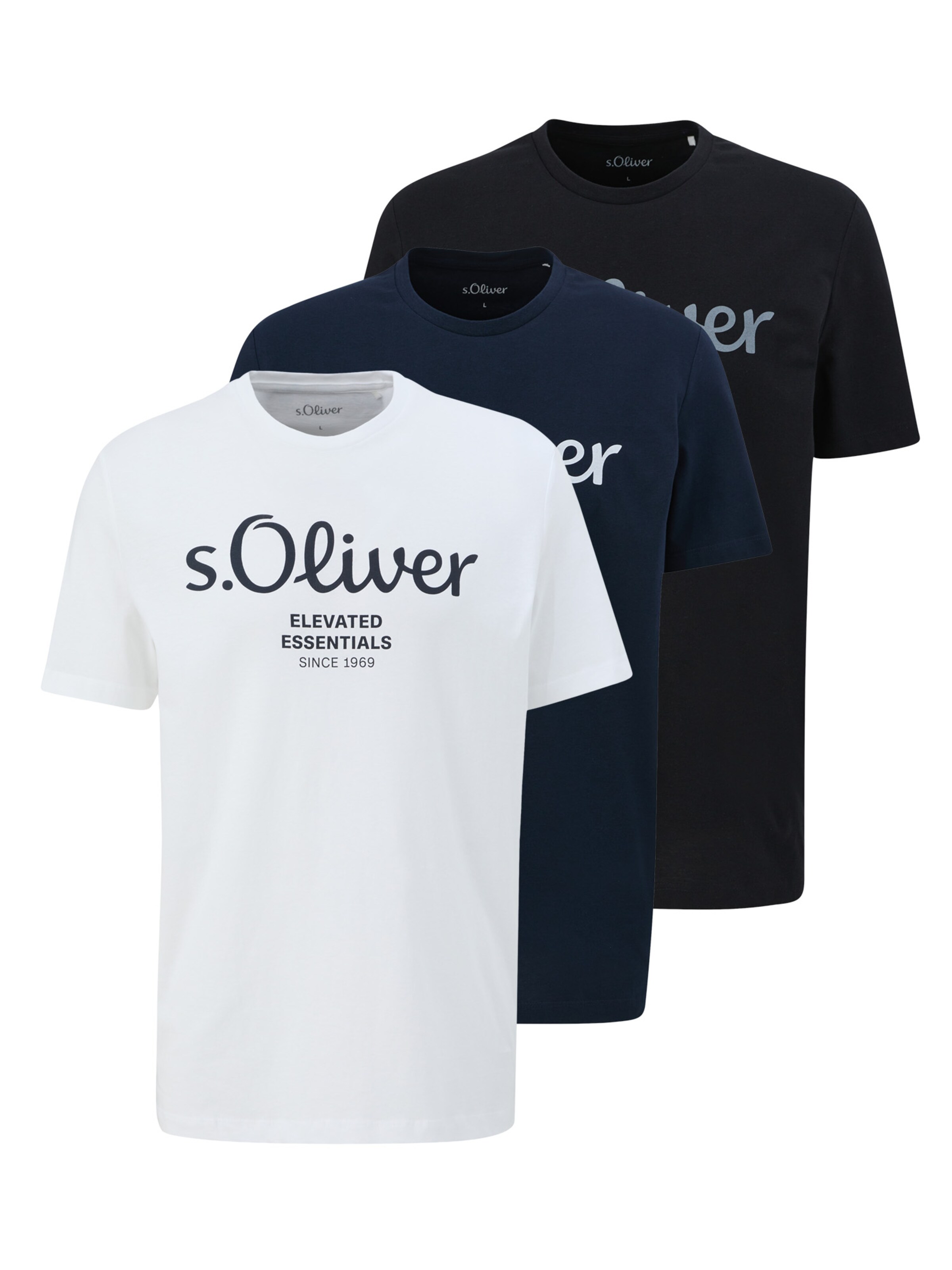 s.Oliver Shirt 'Basic'‌ in Mischfarben: Vorderseite