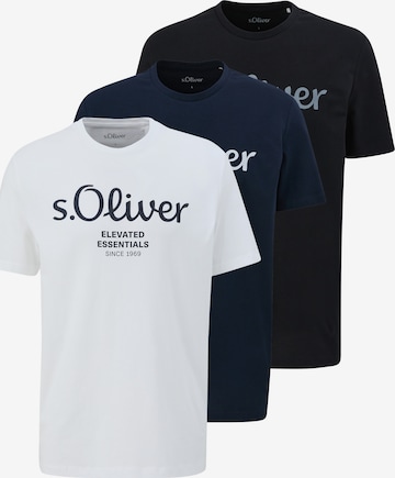 s.Oliver Shirt 'Basic' in Mischfarben: Vorderseite