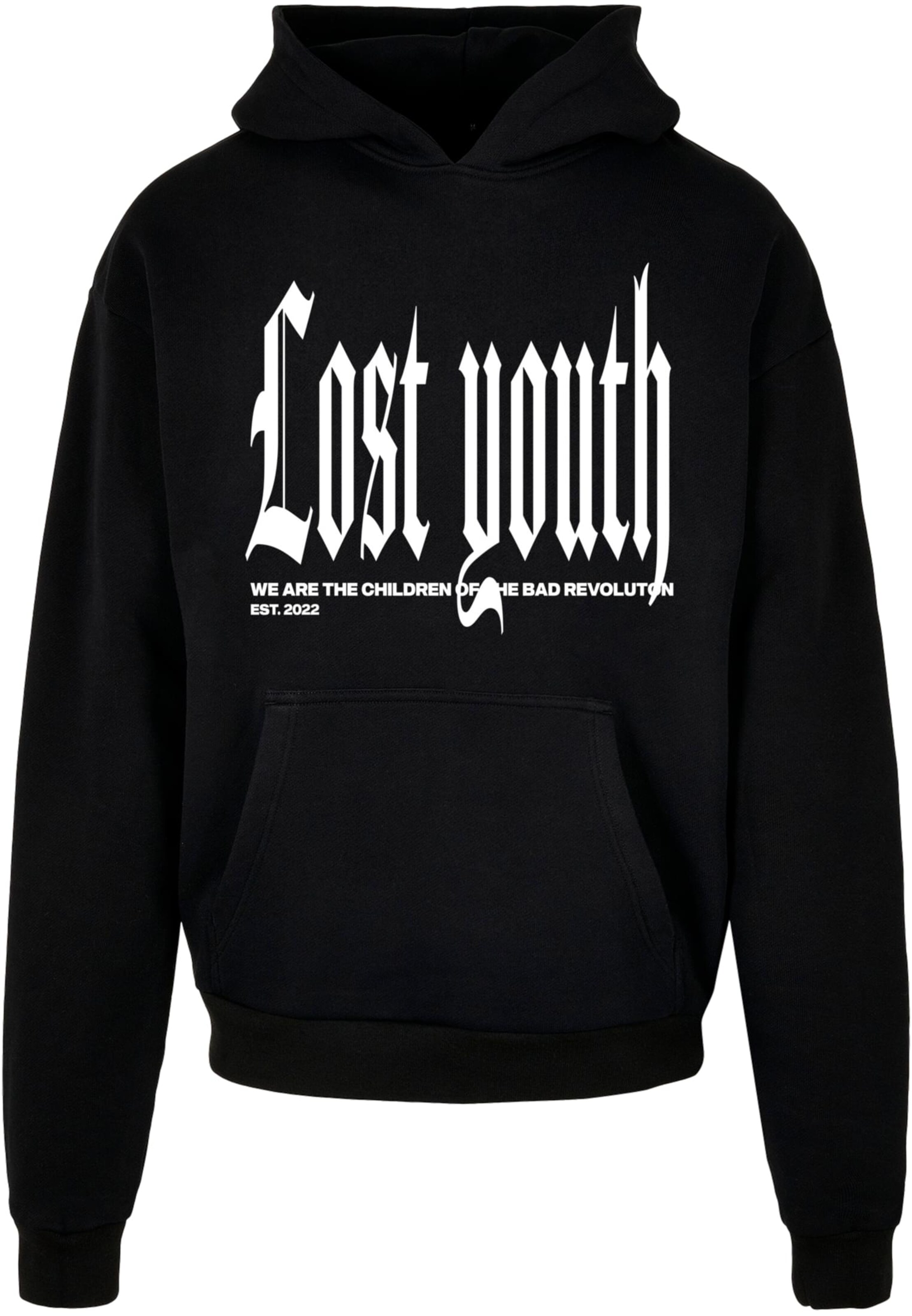 Sweat-shirt 'Classic V.4' Lost Youth en noir : devant