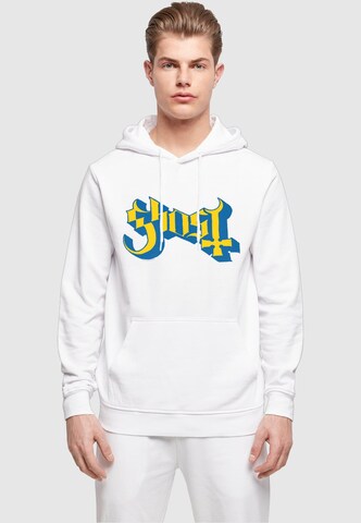 Merchcode Sweatshirt 'Ghost' in Weiß: Vorderseite