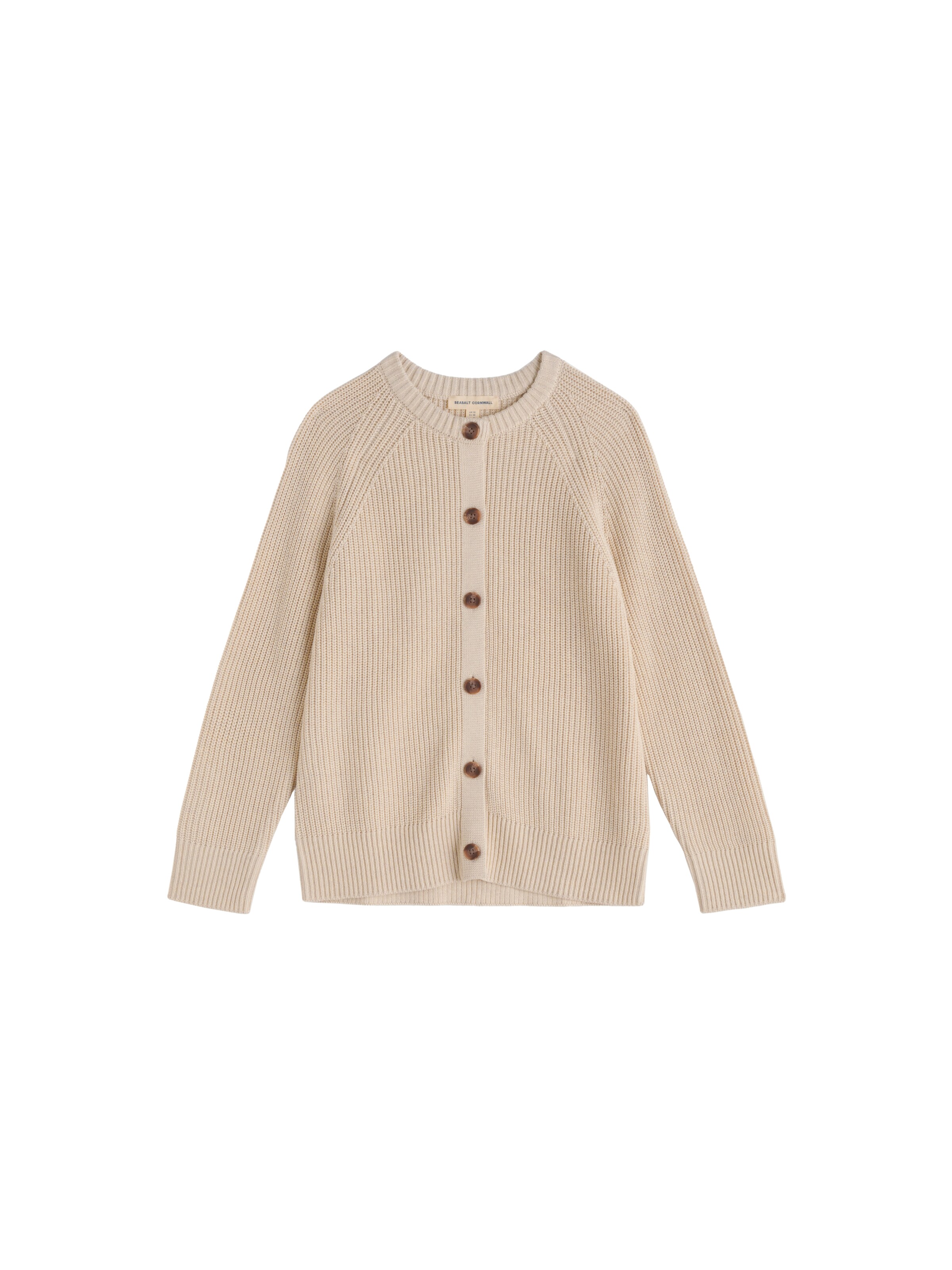 Cardigan 'Potters Meadow' Seasalt Cornwall en beige : devant