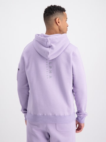 ALPHA INDUSTRIES Sweatshirt in Purple