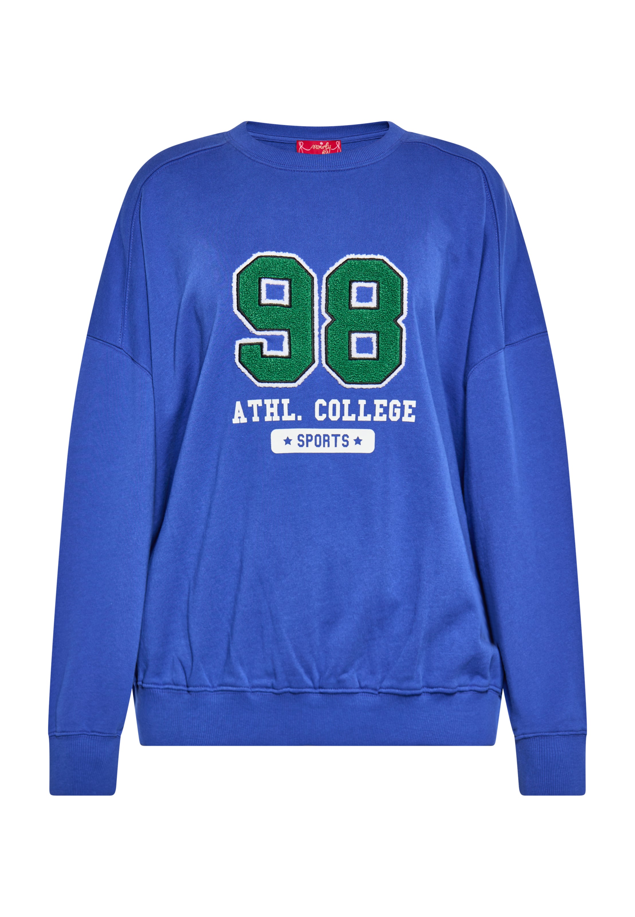 swirly Свитшот в Синий: спереди