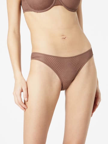 TRIUMPH - Cueca 'Harmony Spotlight' em castanho: frente