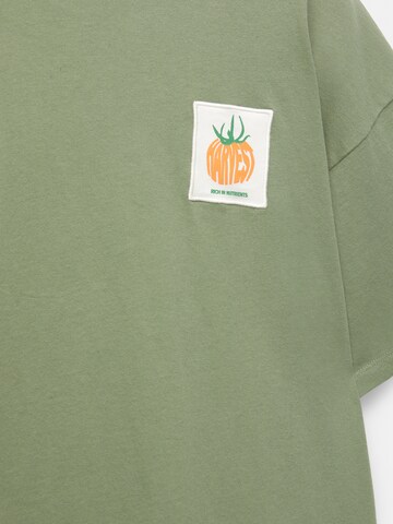 T-shirt Pull&Bear en vert
