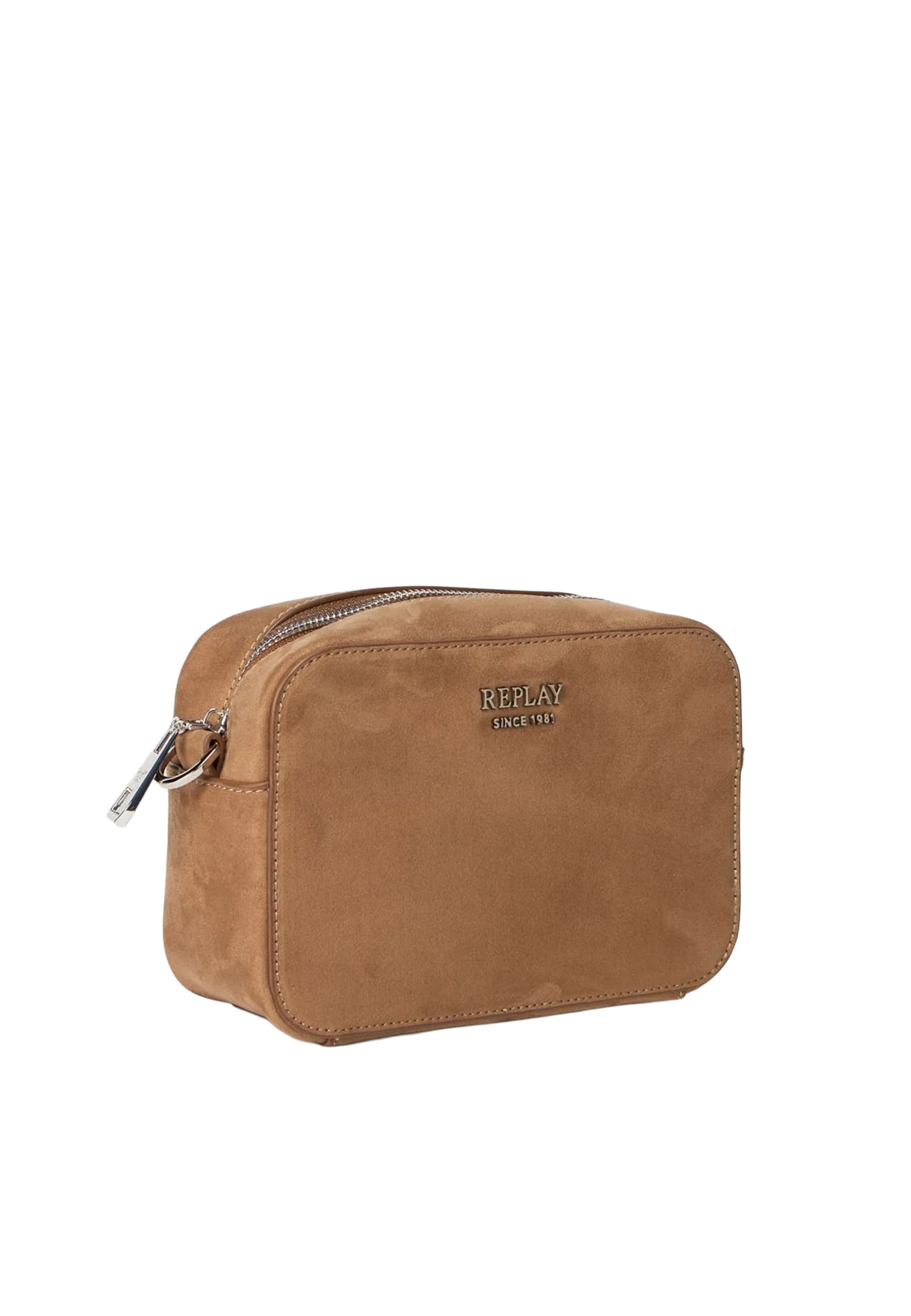 Borsa a mano di REPLAY in marrone: lato