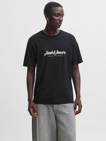 JACK & JONES T-Shirt 'JWHMontauk' in Schwarz: Vorderseite
