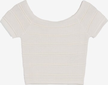 Bershka T-shirt i beige: framsida