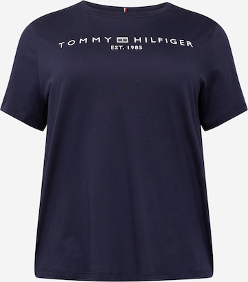 Maglietta di Tommy Hilfiger Curve in blu: frontale