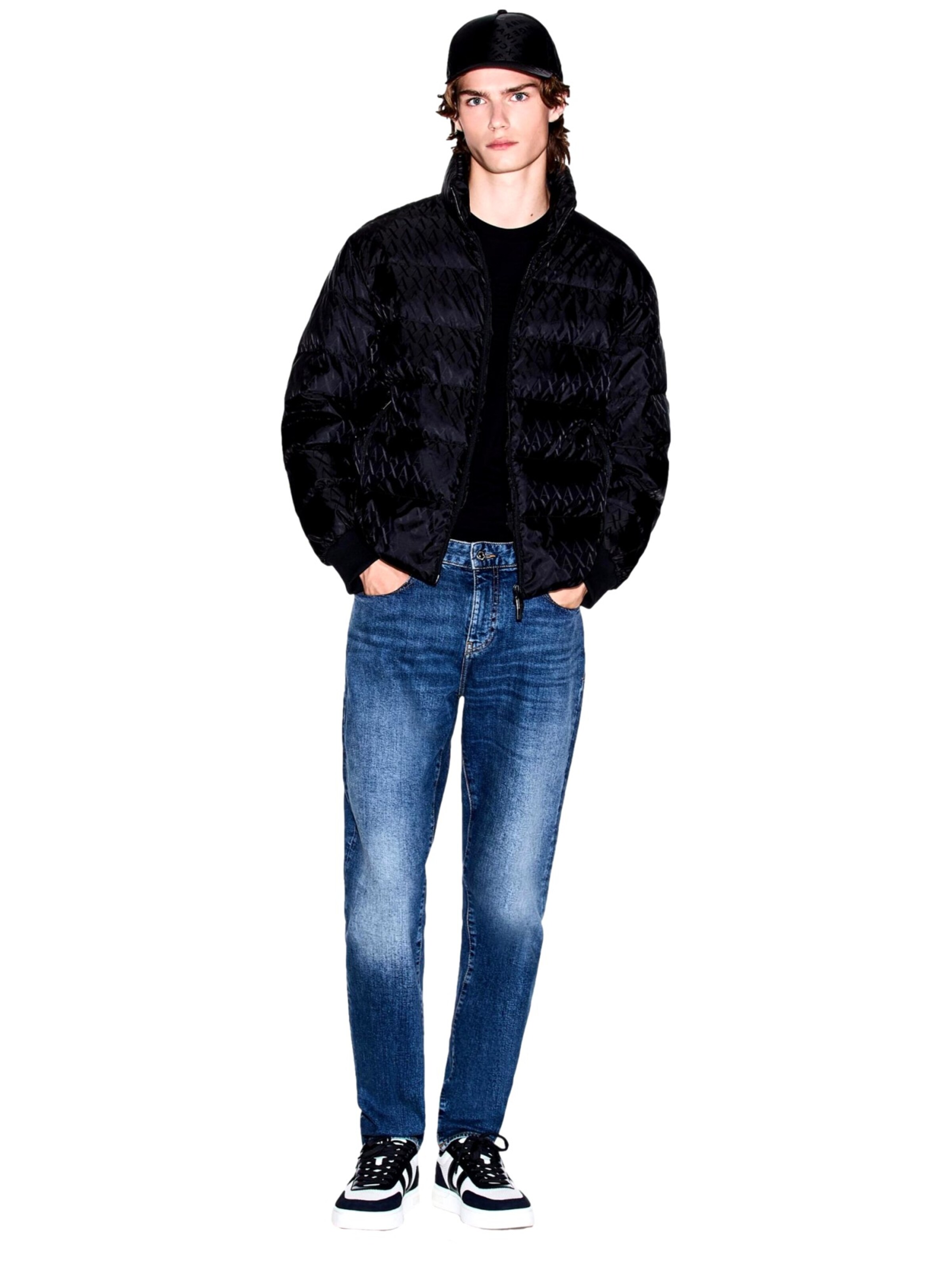 ARMANI EXCHANGE Winter jacket in Black