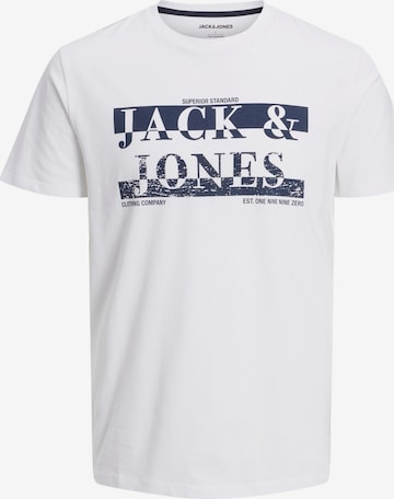 JACK & JONES Tričko 'NEW AIDEN' – bílá: přední strana